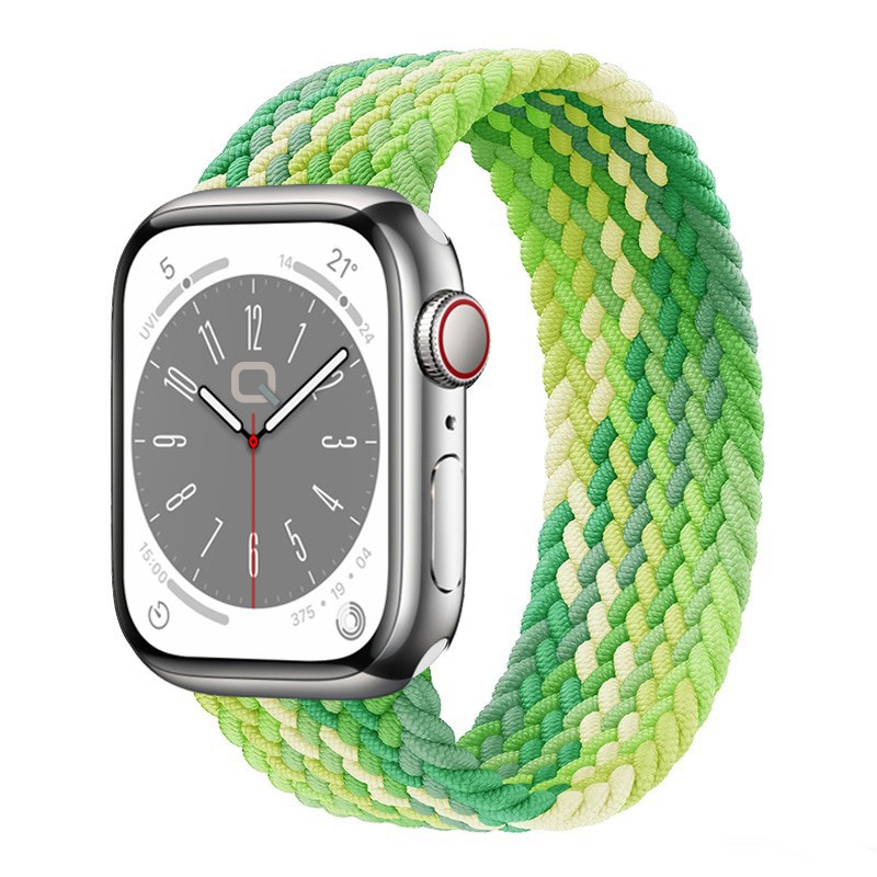 Lime Apple Watch Örgü Solo Loop Kordon – Small & Medium