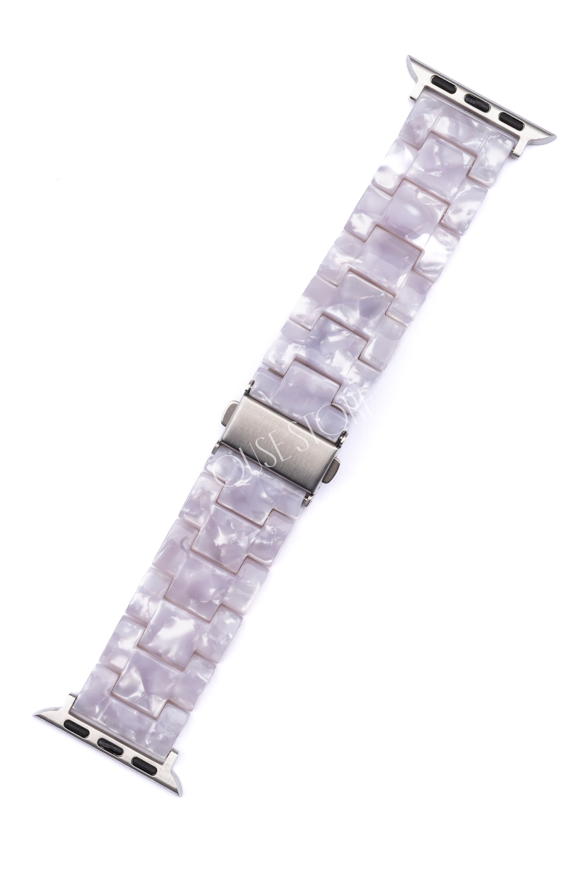 Apple Watch ile Uyumlu Reçine Kordon - İnci Beyazı