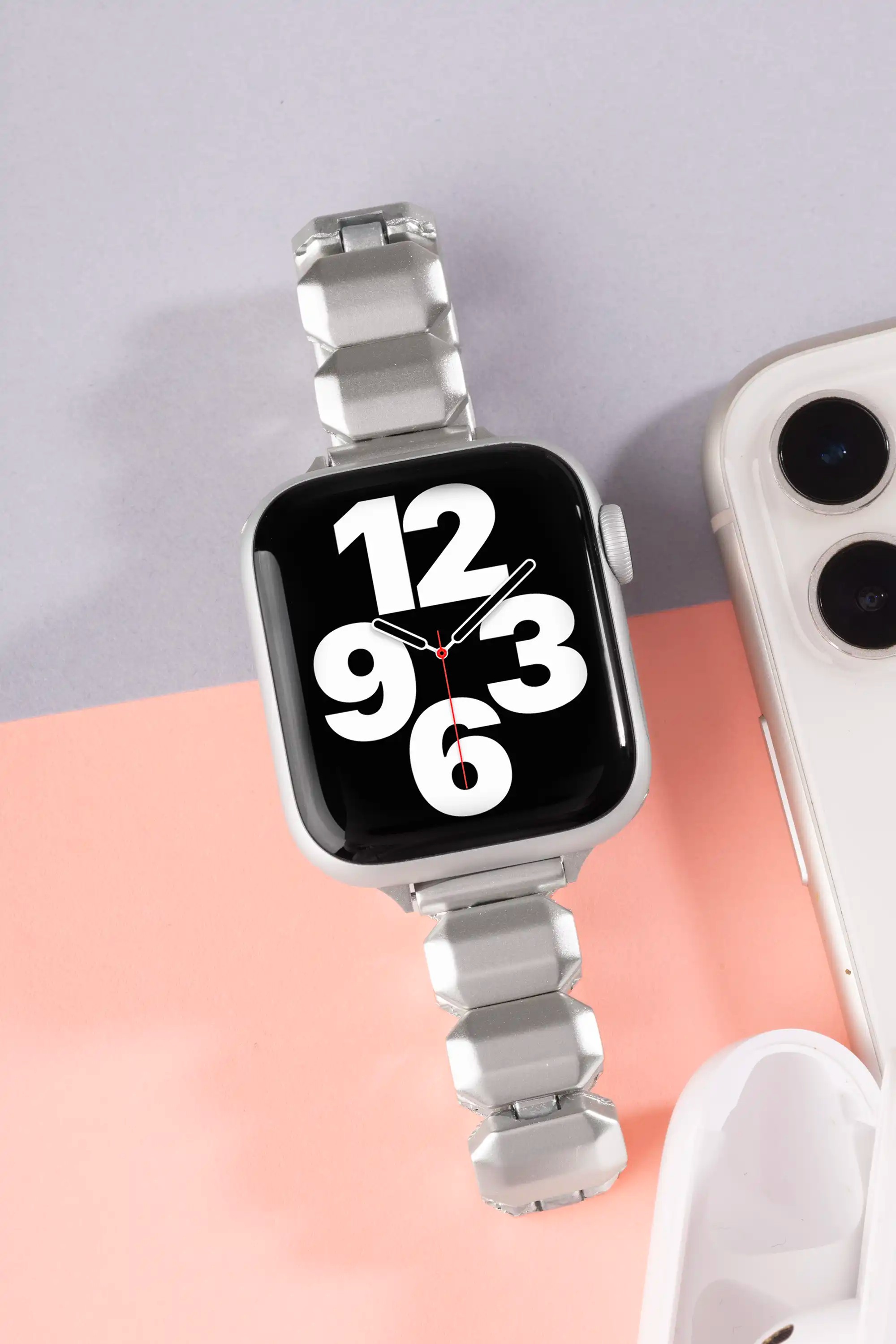 Oniks Serisi - Apple Watch ile Uyumlu Paslanmaz Çelik Kordon