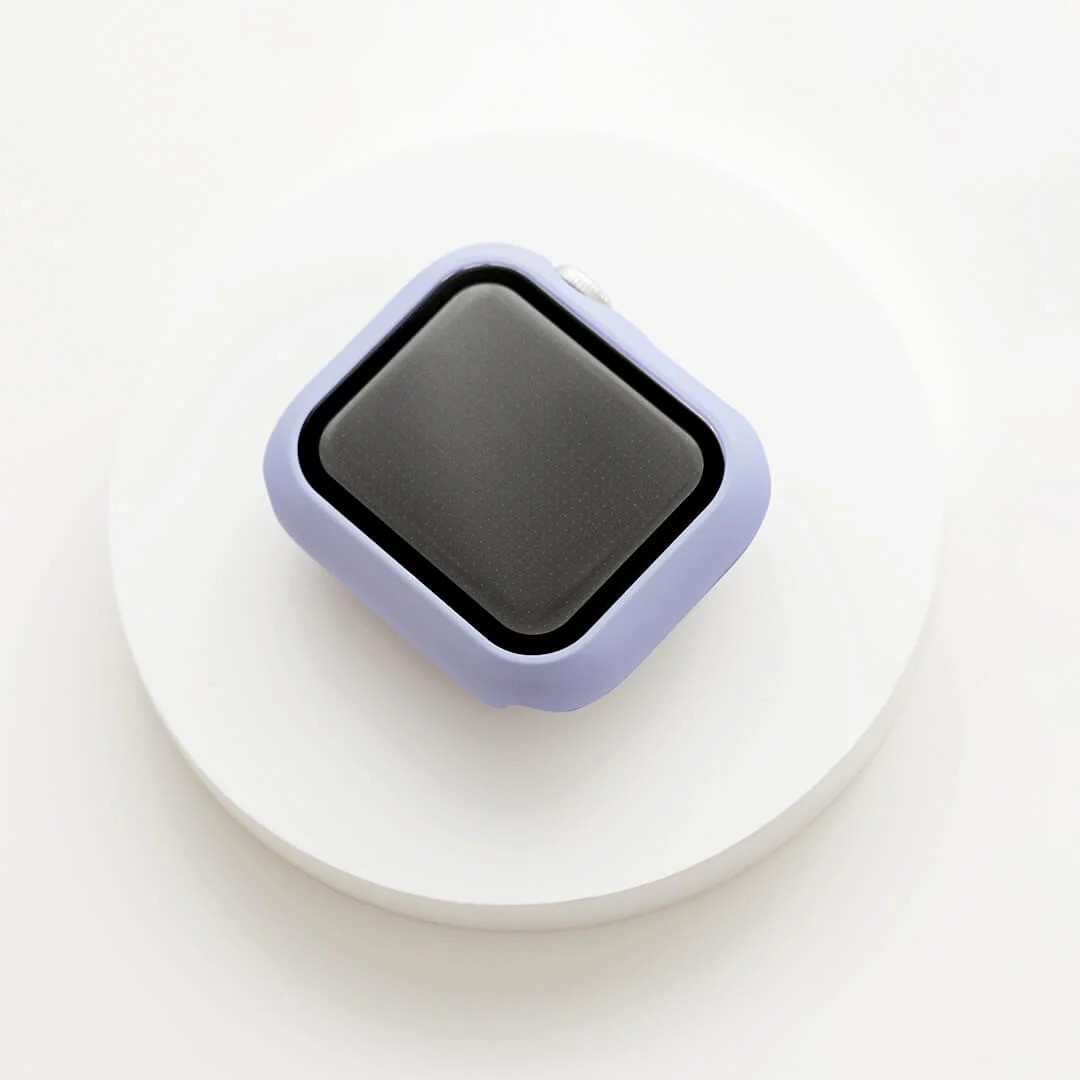 Apple Watch Uyumlu Kasa ve Ekran Koruyucu Kılıf – Lila | Klasik Model