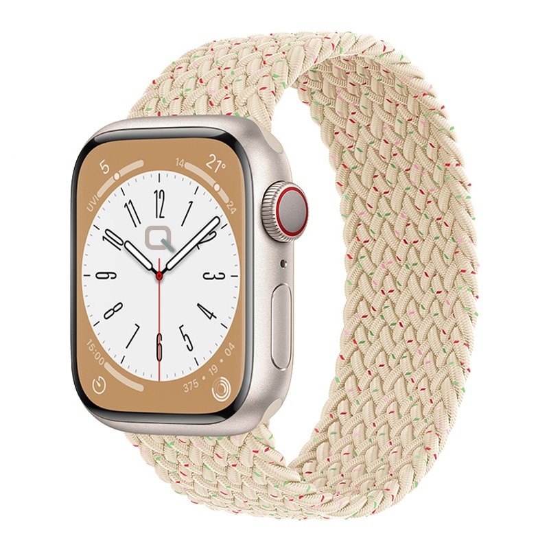 Multin Starlight Apple Watch Örgü Solo Loop Kordon – Small & Medium
