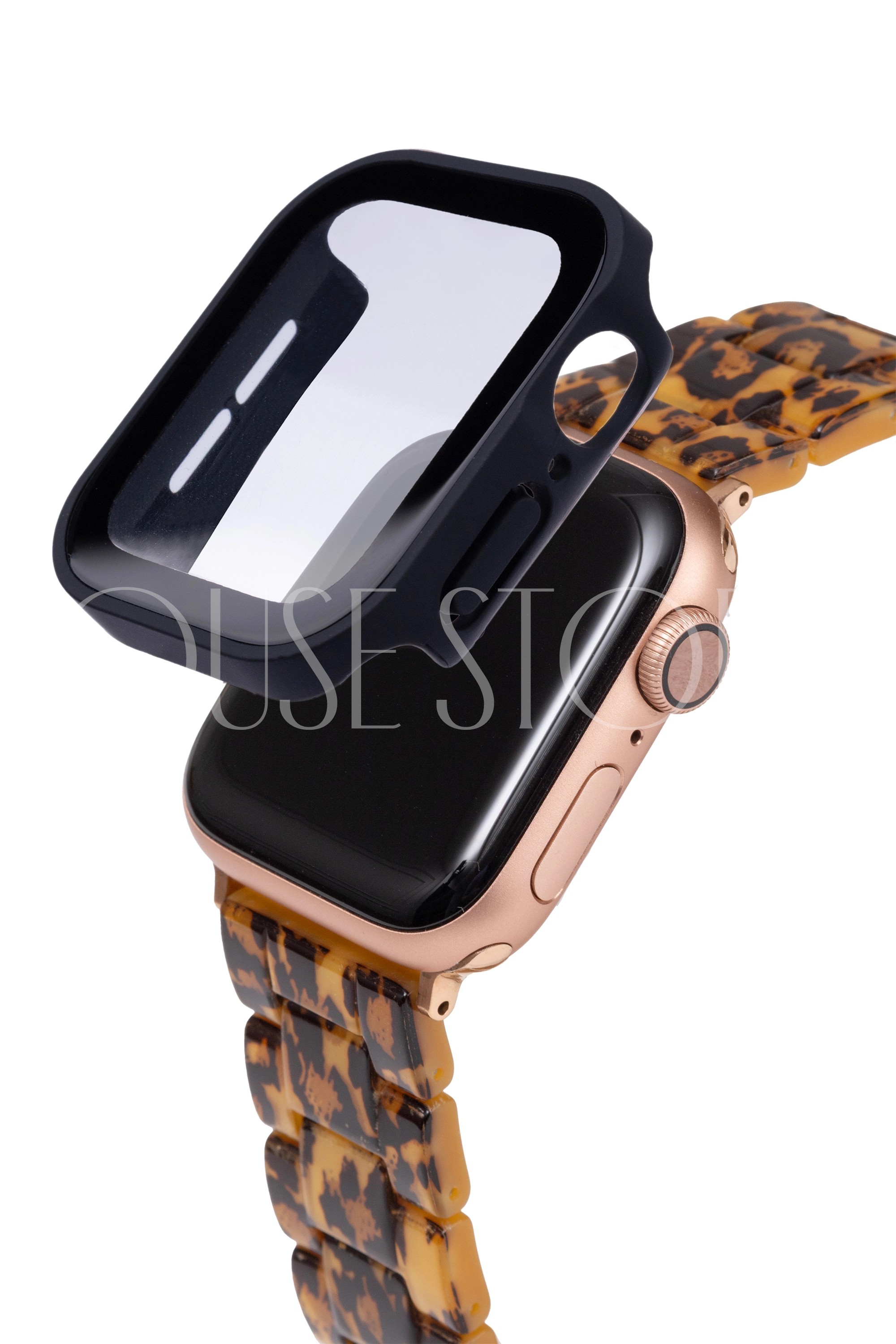 Apple Watch Suya Dayanıklı Tam Korumalı Kasa ve Ekran Koruyucu - Mat Siyah