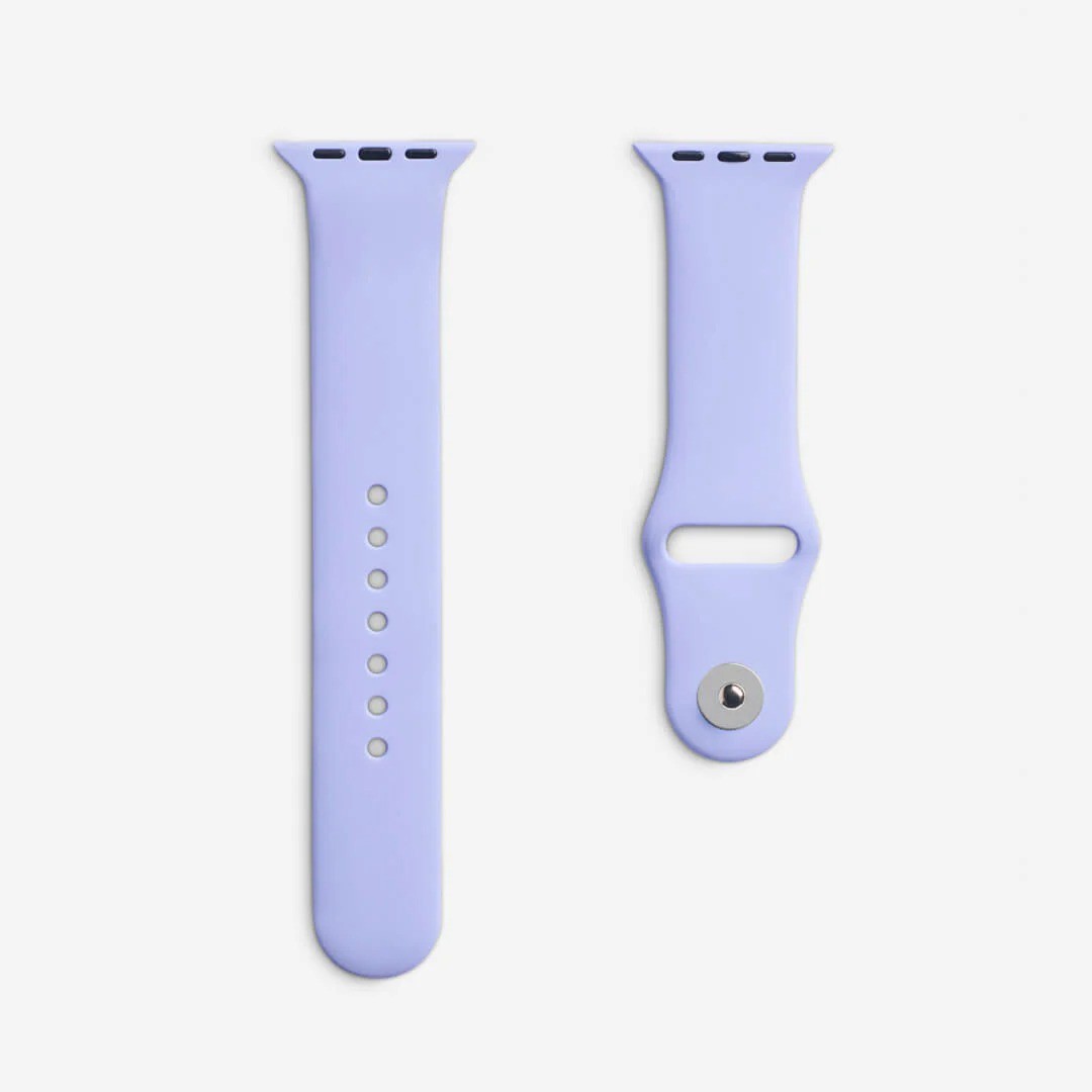 Lila Silikon Kordon – Apple Watch Uyumlu (S/M & M/L)