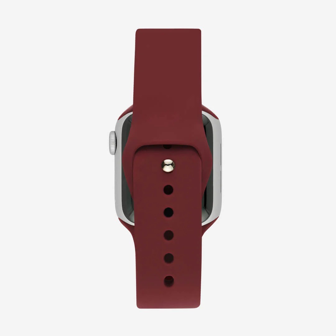 Mürdüm Silikon Kordon – Apple Watch Uyumlu (S/M & M/L)