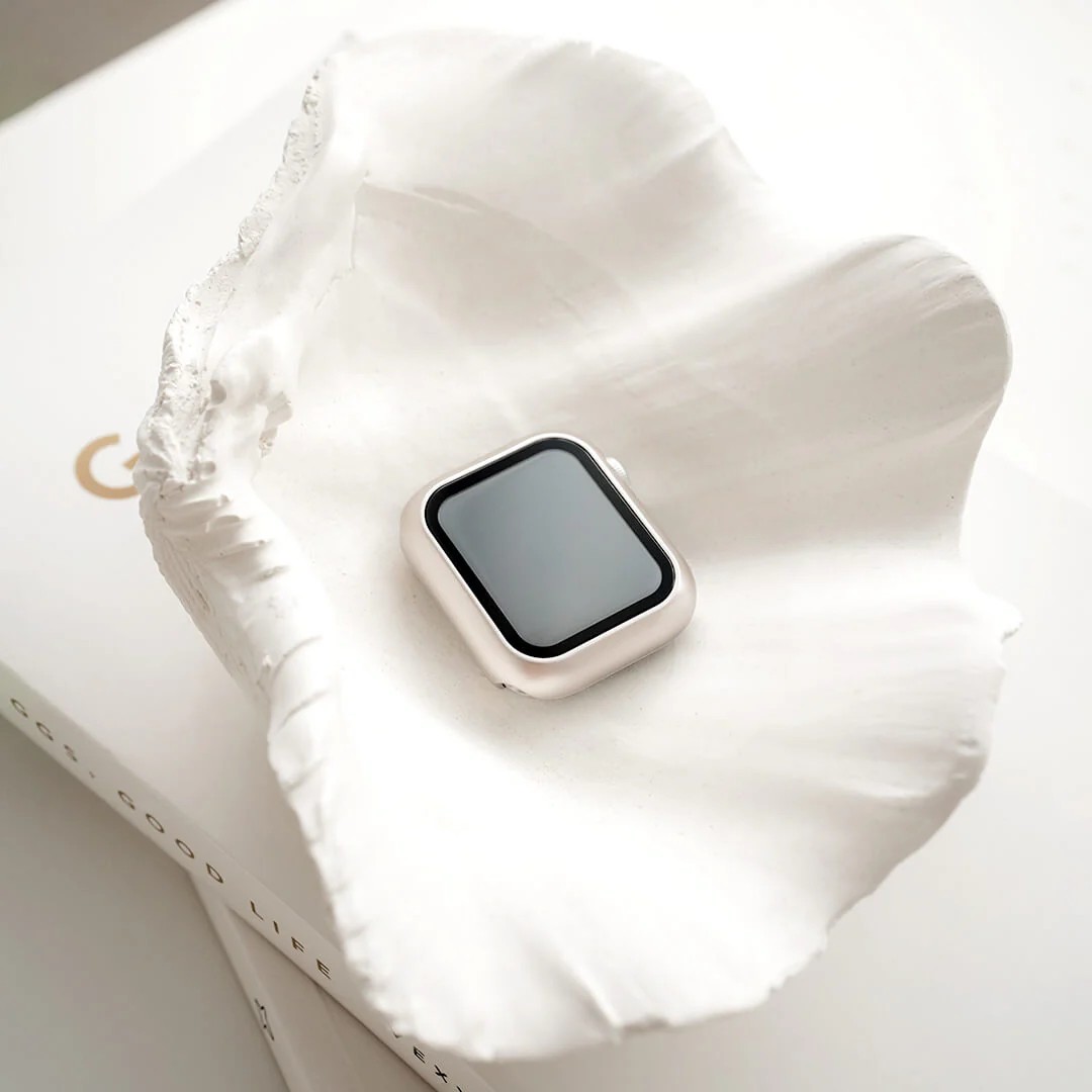Apple Watch Uyumlu Kasa ve Ekran Koruyucu Kılıf – Yıldız Işığı | Klasik Model