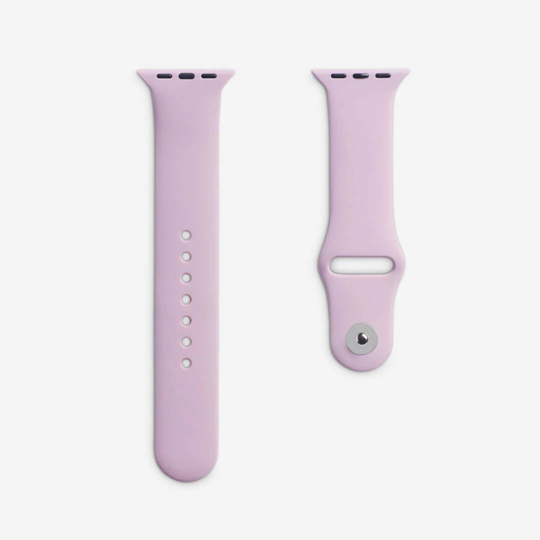 Lavanta Silikon Kordon – Apple Watch Uyumlu (S/M & M/L)