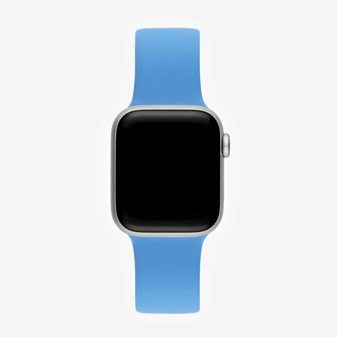 Mavi Silikon Kordon – Apple Watch Uyumlu (S/M & M/L)