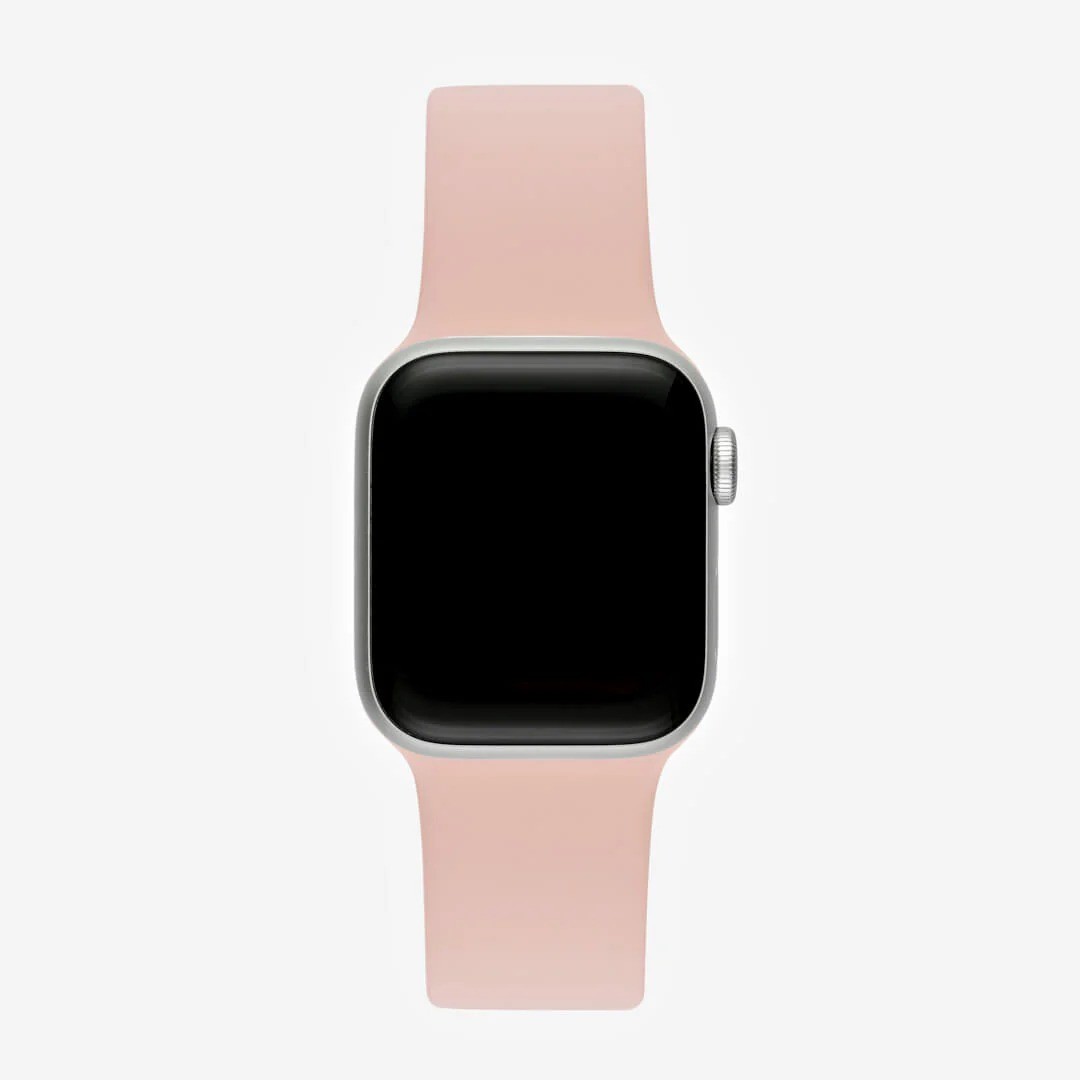 Pudra Pembesi Silikon Kordon – Apple Watch Uyumlu (S/M & M/L)