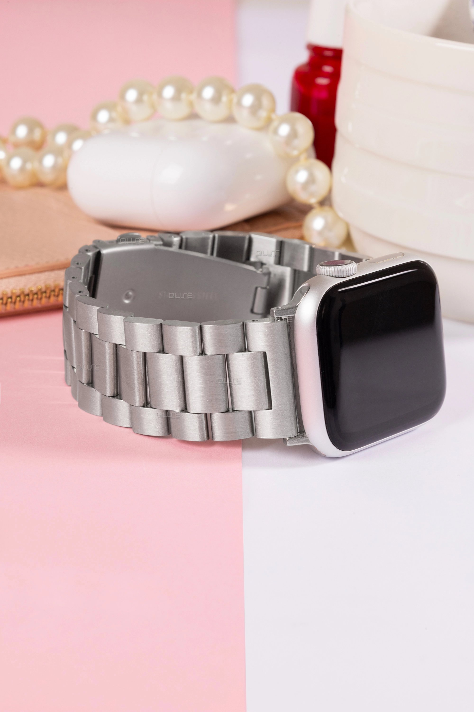 Clario Classic Serisi - Apple Watch ile Uyumlu Paslanmaz Çelik Kordon
