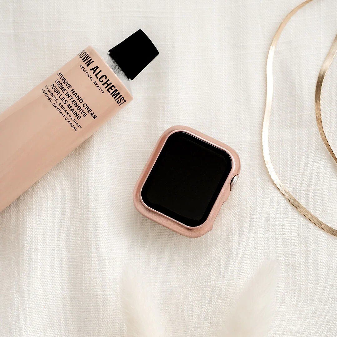 Apple Watch Uyumlu Kasa ve Ekran Koruyucu Kılıf – Rose Gold | Klasik Model