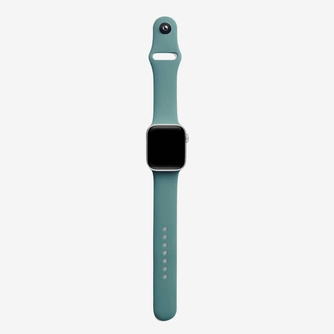 Haki Silikon Kordon – Apple Watch Uyumlu (S/M & M/L)