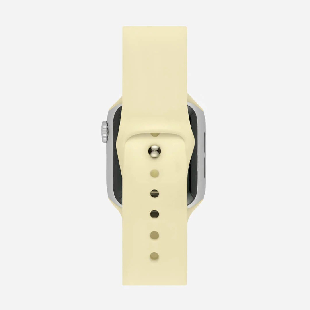 Limon Sarısı Silikon Kordon – Apple Watch Uyumlu (S/M & M/L)