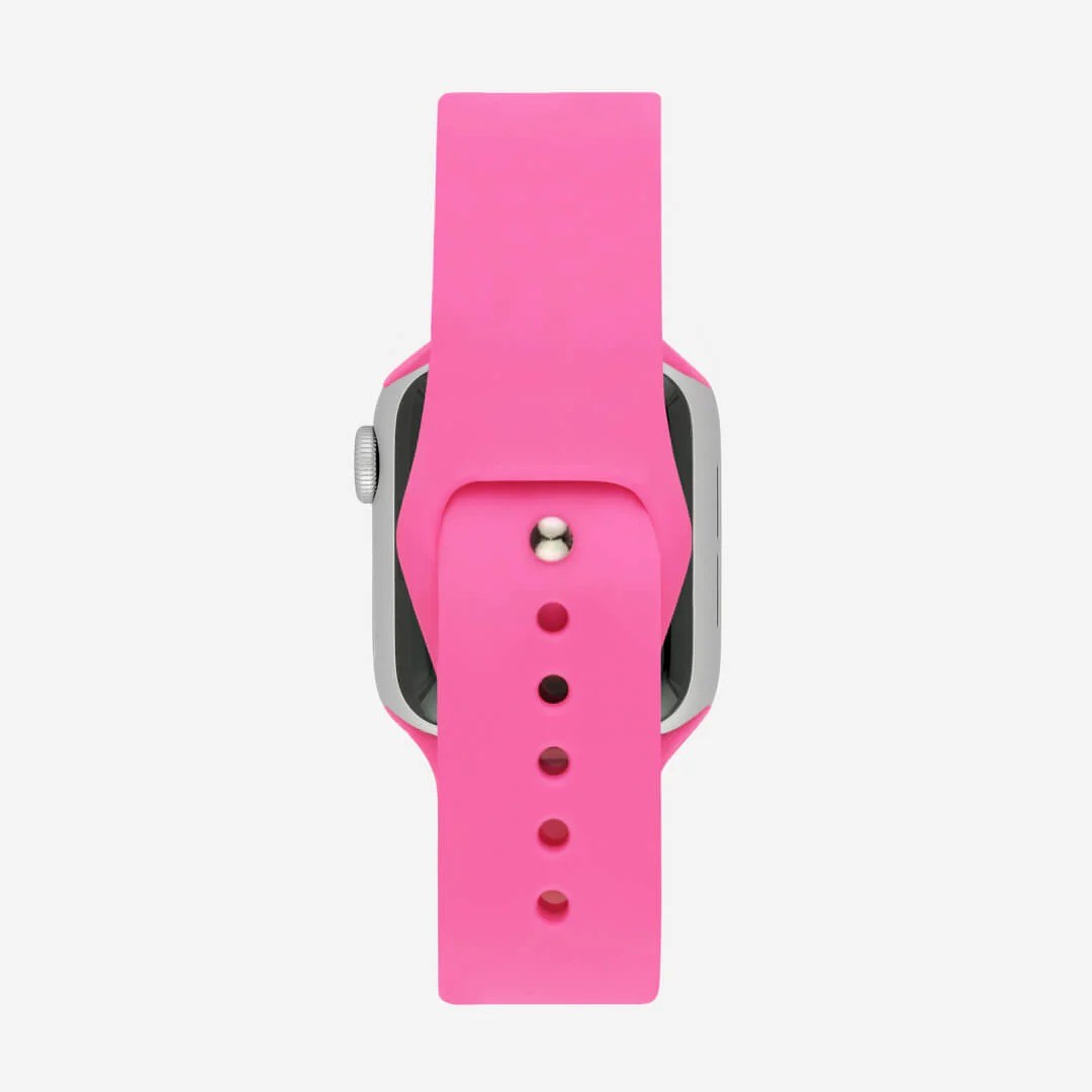 Barbie Pembesi Silikon Kordon – Apple Watch Uyumlu (S/M & M/L)