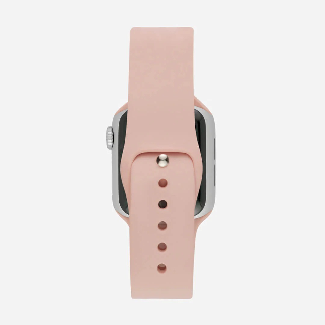 Pudra Pembesi Silikon Kordon – Apple Watch Uyumlu (S/M & M/L)
