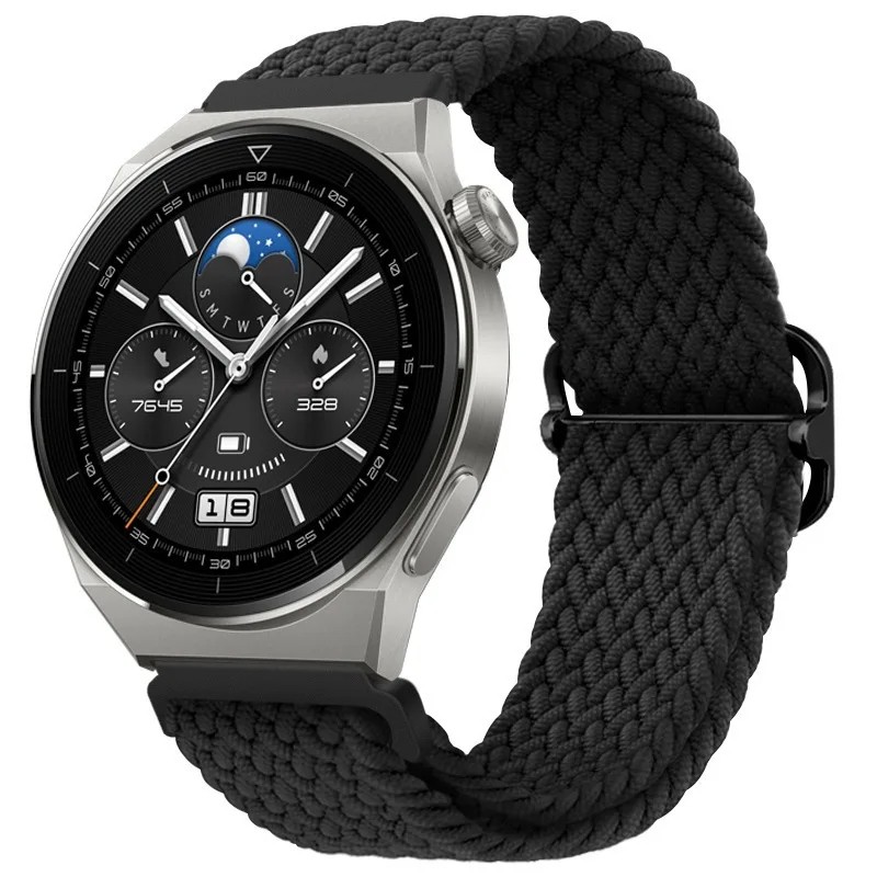 Huawei Watch Uyumlu Örgü Ayarlanabilir Kordon – 20/22mm