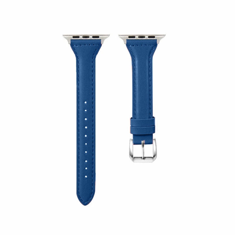 Lina Serisi - Apple Watch ile Uyumlu Deri Kordon - Mavi