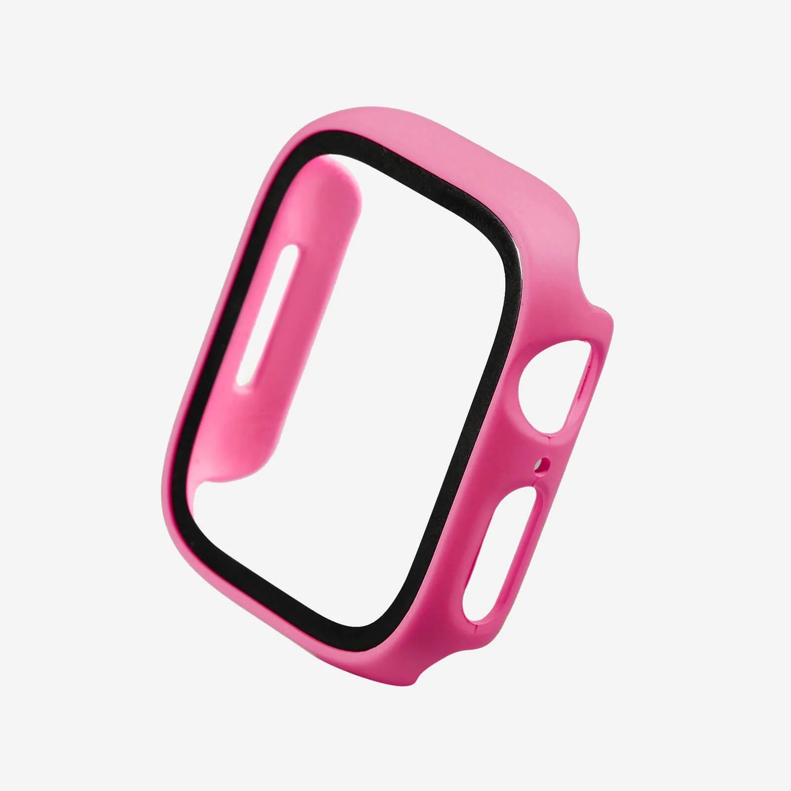 Apple Watch Uyumlu Kasa ve Ekran Koruyucu Kılıf – Barbie Pembesi | Klasik Model