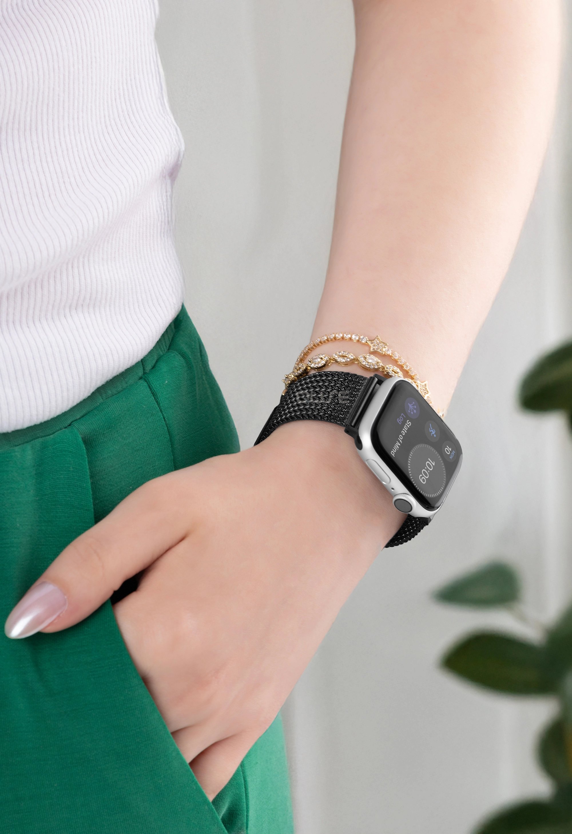 Buckle Milano Serisi - Apple Watch ile Uyumlu Paslanmaz Çelik Kordon