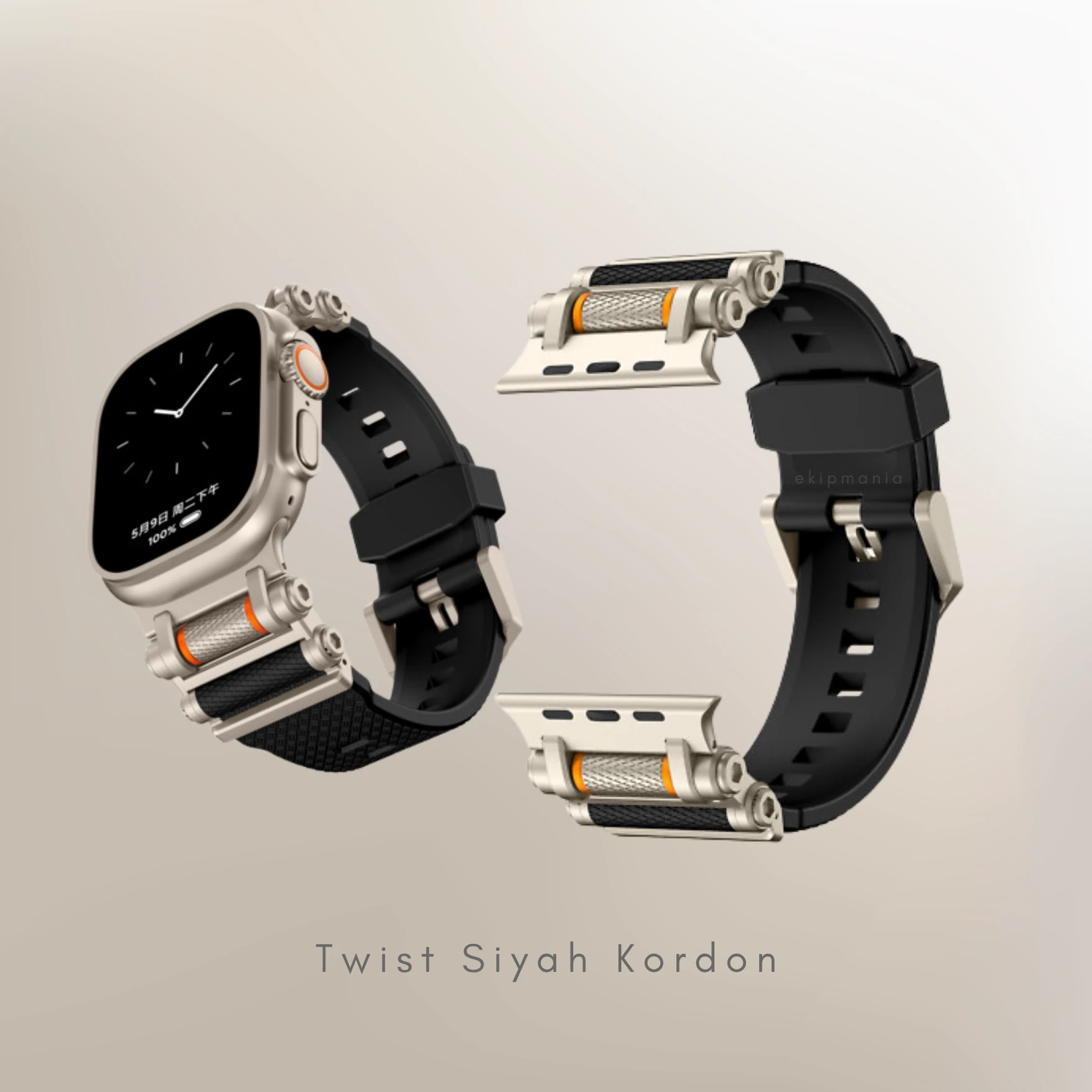 Twist Loop Kordon 44-45-46-49mm Watch Uyumlu