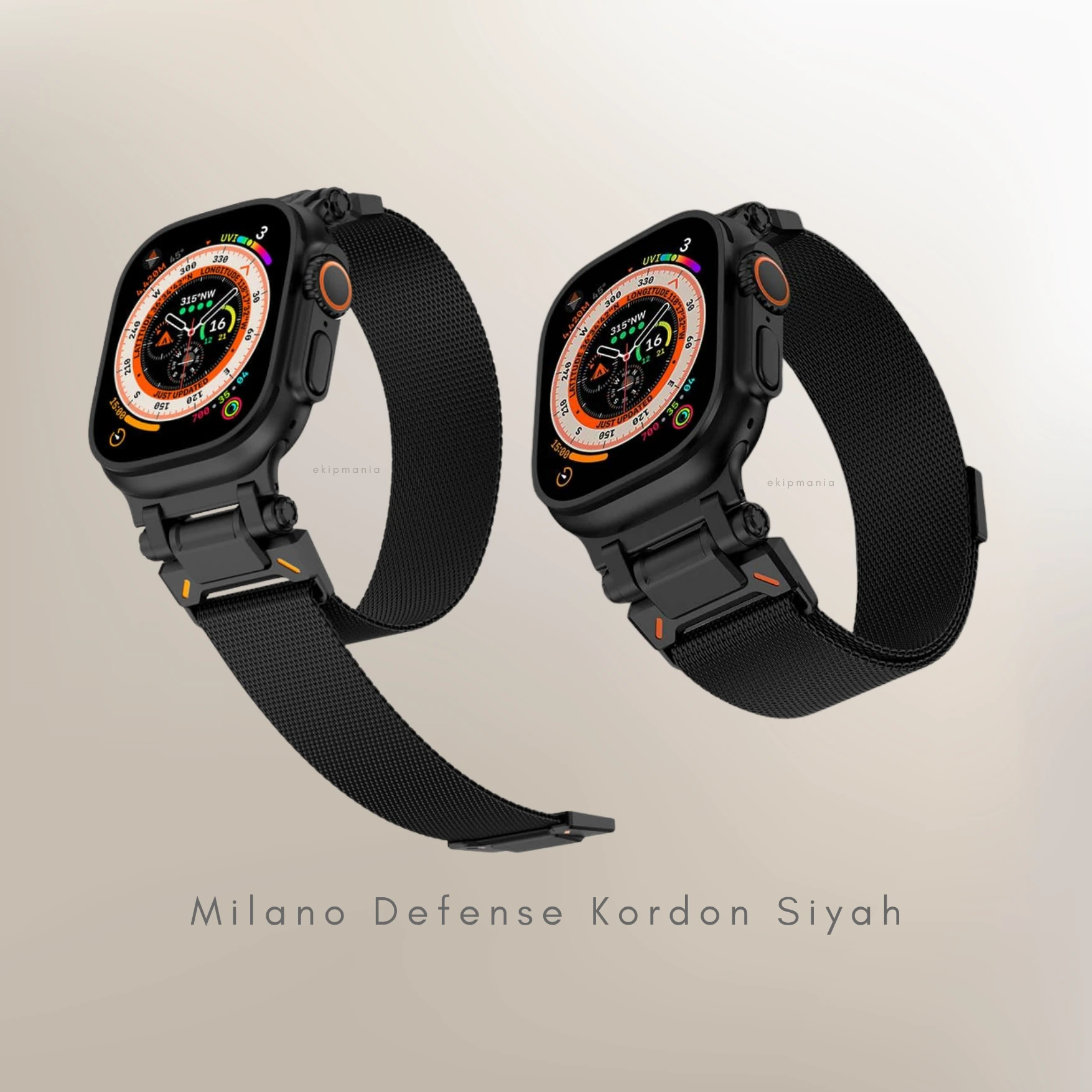 Milano Defense Kordon 44-45-46-49mm Watch Uyumlu