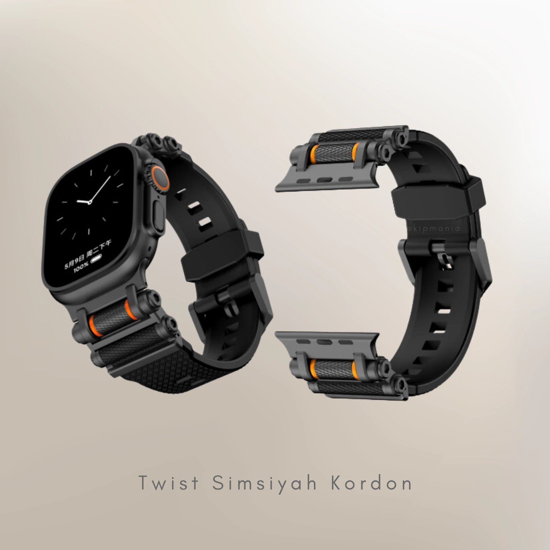 Twist Loop Kordon 44-45-46-49mm Watch Uyumlu