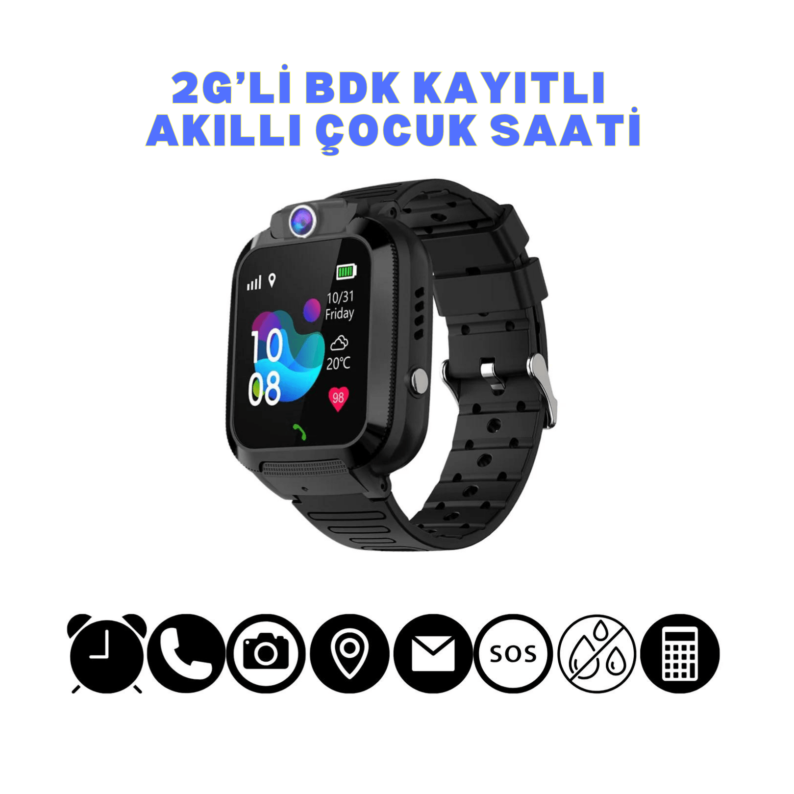 OLIVFANT DH8 Akıllı Çocuk Saati (Sim Kartlı)