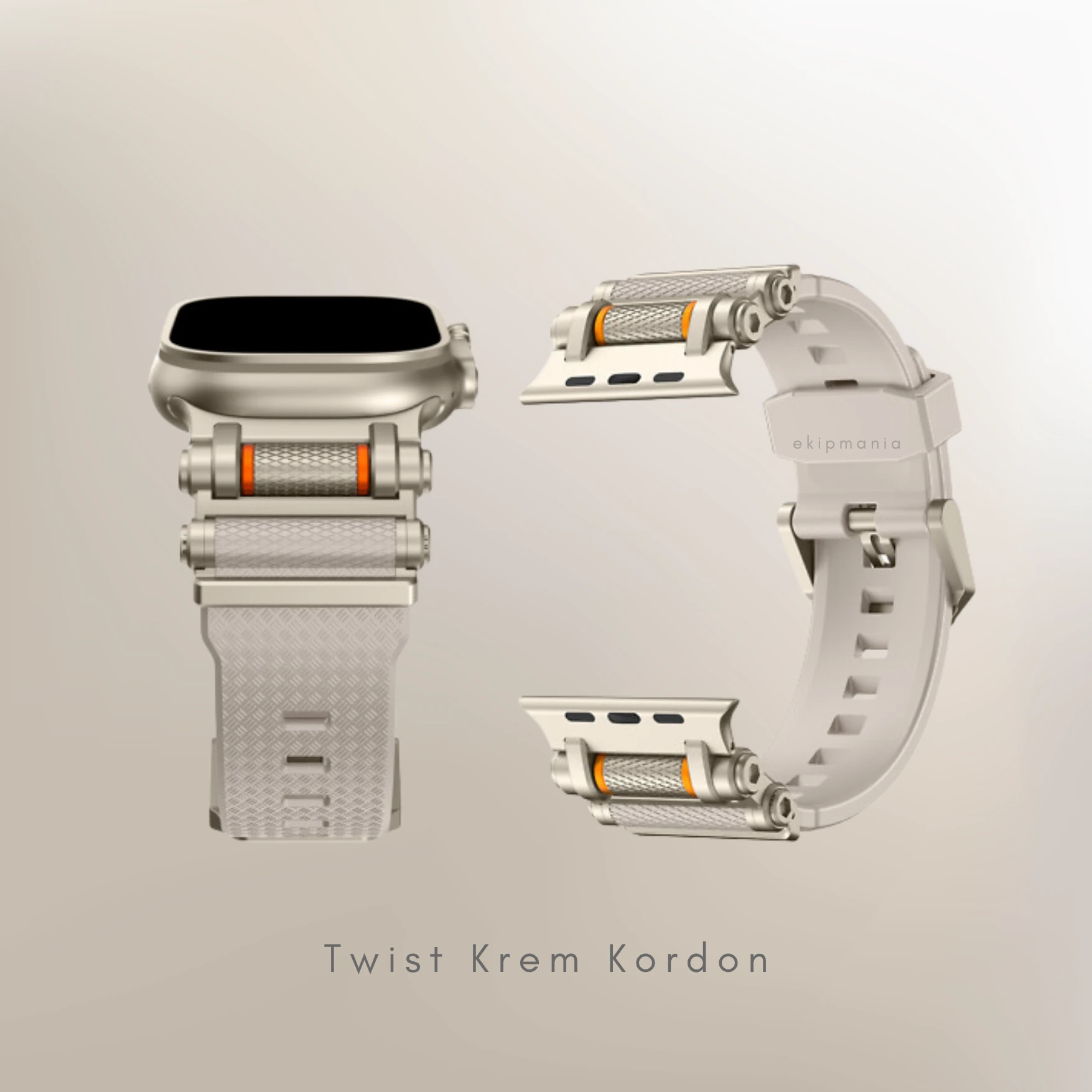 Twist Loop Kordon 44-45-46-49mm Watch Uyumlu