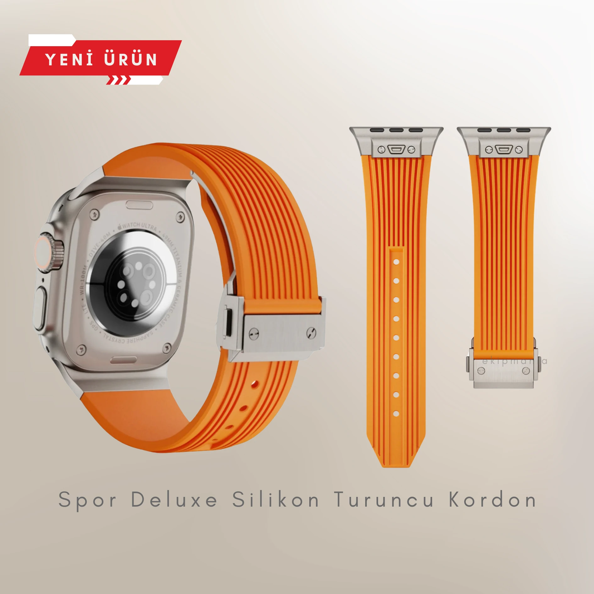 Spor Deluxe Kordon | 44-45-46-49mm Watch Uyumlu |