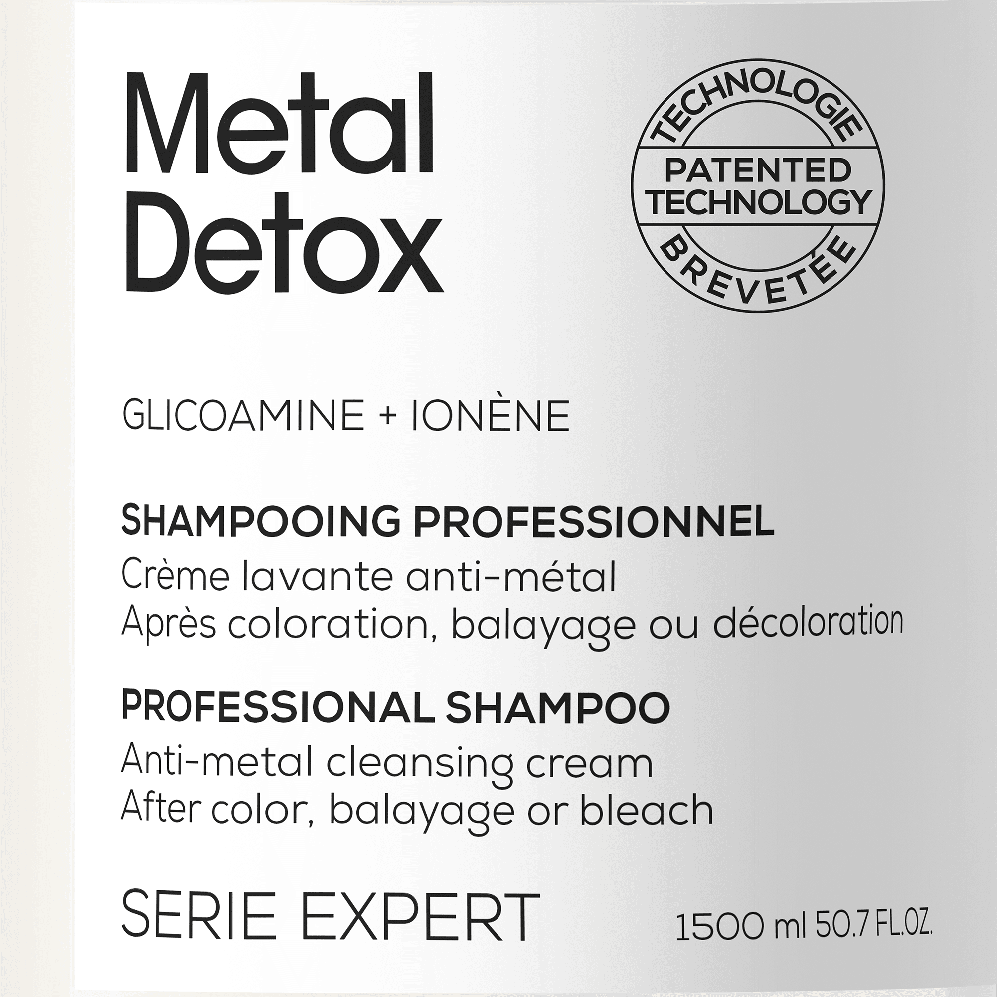 Loreal Professionnel Paris Serie Expert Metal Detox Renkli ve Açıcı ile İşlem Görmüş Saçlar İçin Metal Karşıtı Arındırıcı Şampuan 1500 ml