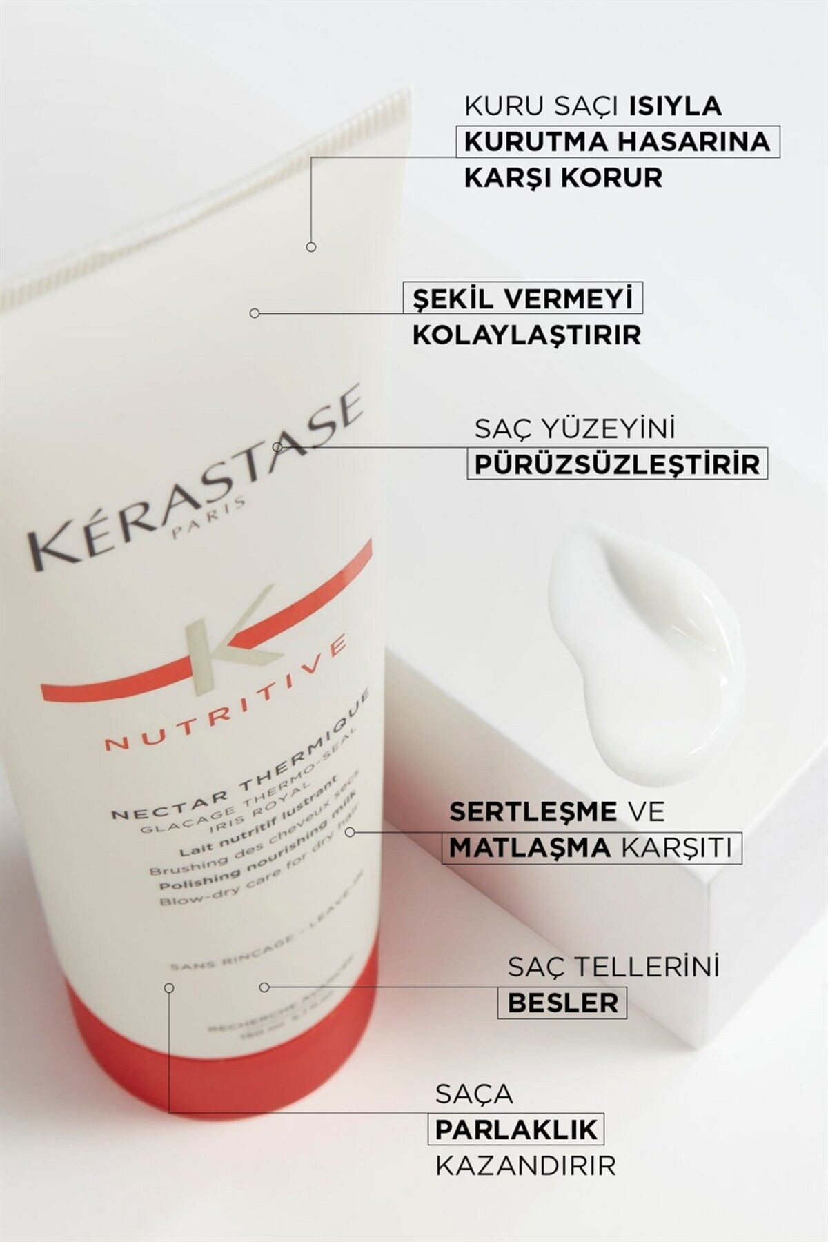 Nutritive Nectar Thermique Normal/kuru Saçlar Için Isıya Karşı Koruyucu Krem 150ml