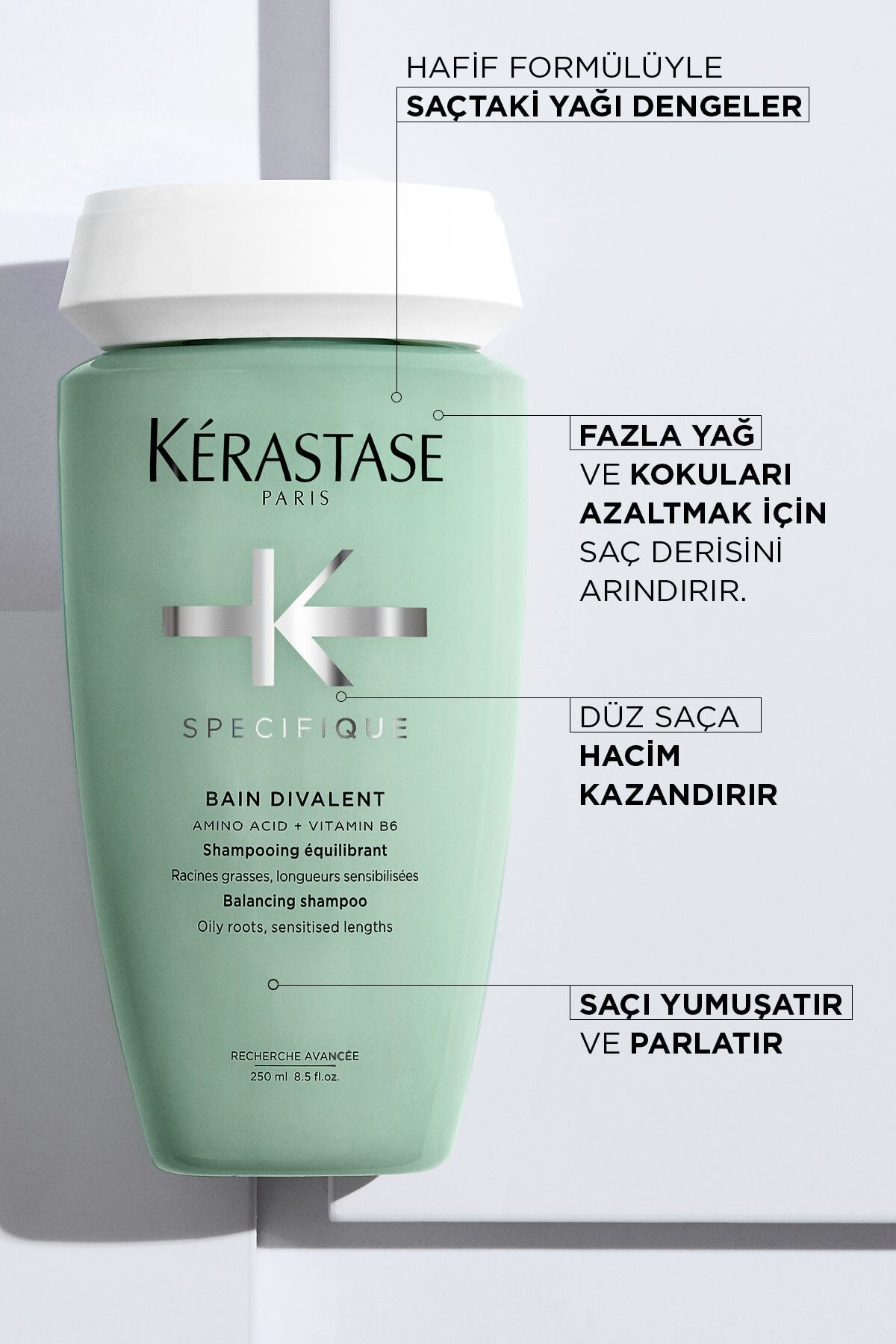 Specifique Bain Divalent Yağlanma Karşıtı Şampuan 250 ml