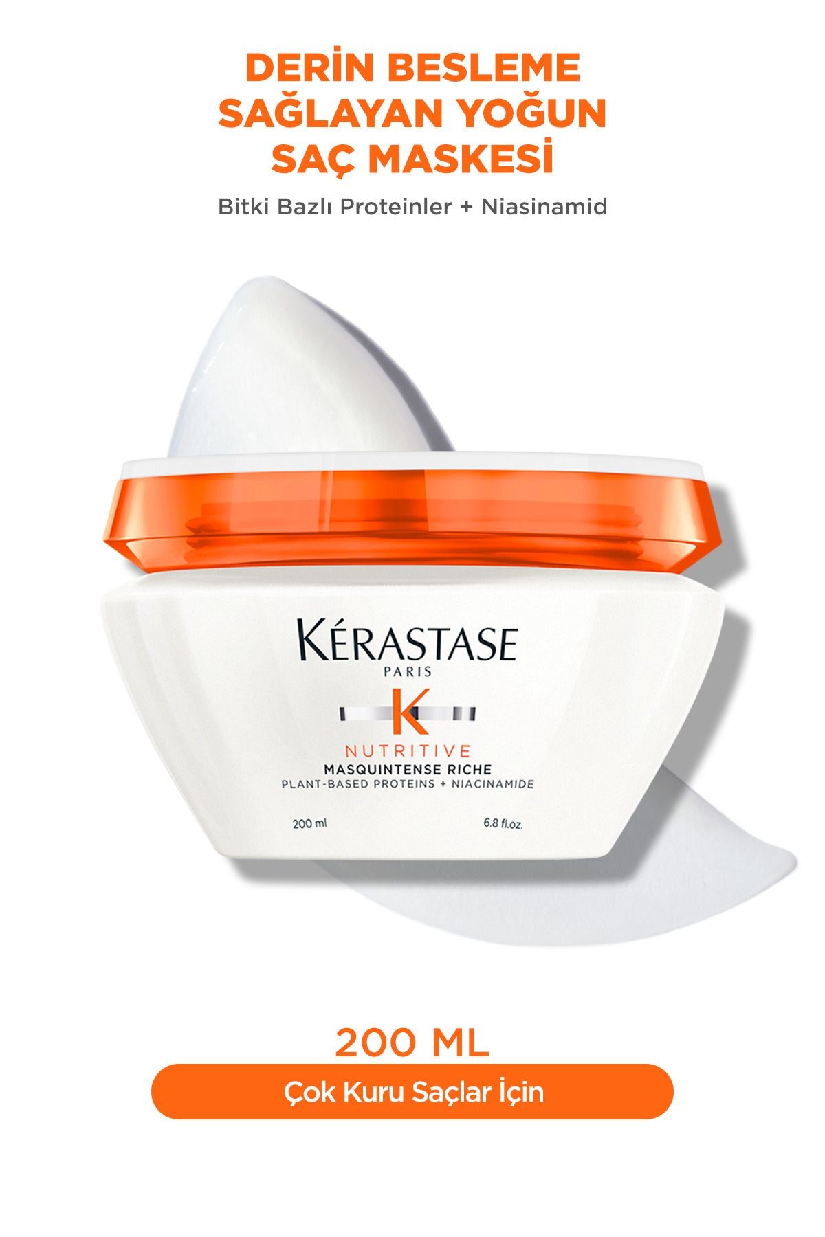 Nutritive Masquintense Riche Derin Besleme Sağlayan Yoğun Saç Maskesi 200 ml