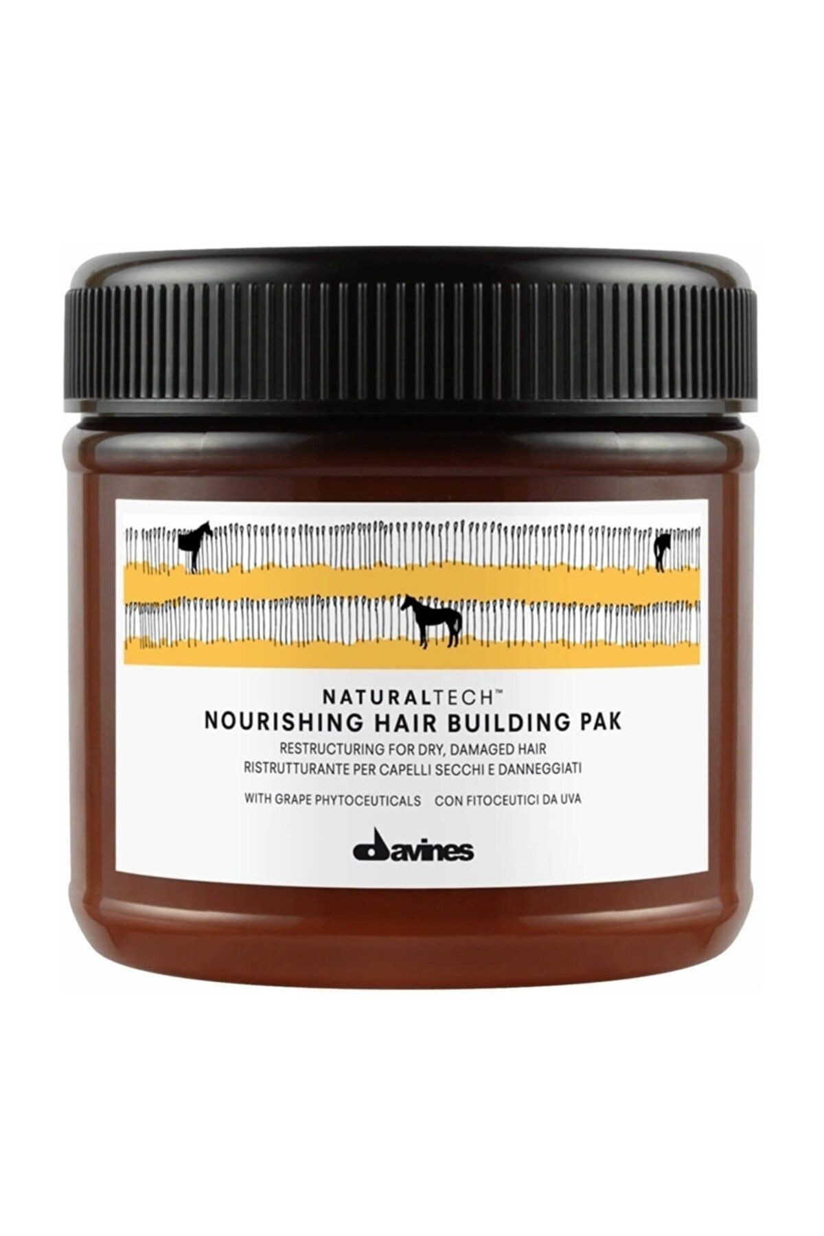 Natural Davines Nourishing Hair Pak Yıpranmış Kuru Saç Maskesi 250 Ml NesliBeauty