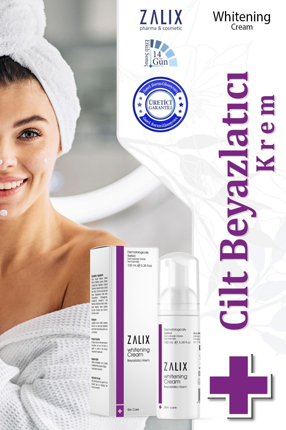 Cilt Beyazlatıcı Krem ( Whitening Cream ) 100 Ml