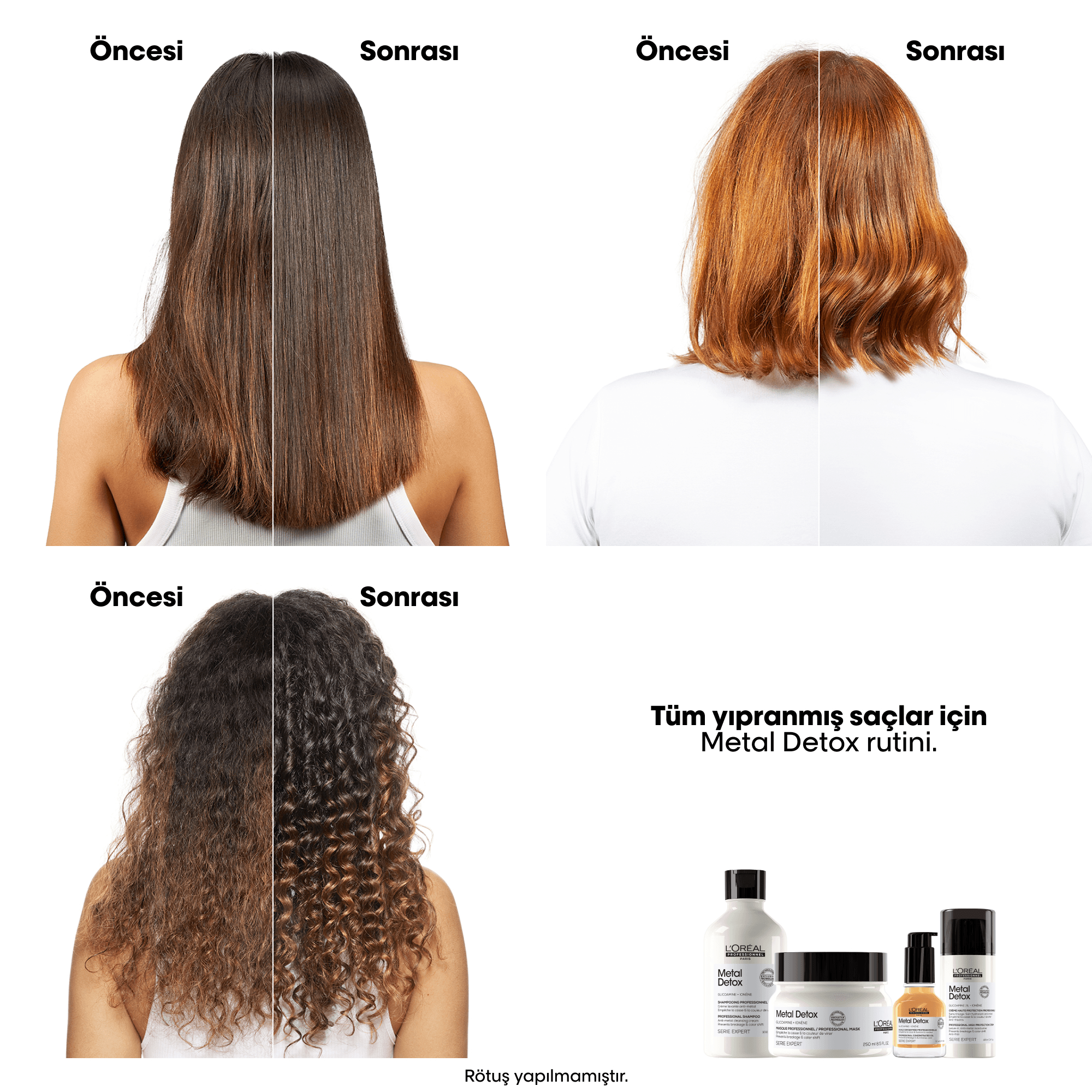 Loreal Professionnel Paris Serie Expert Metal Detox Konsantre Saç Bakım Yağı 50 ml