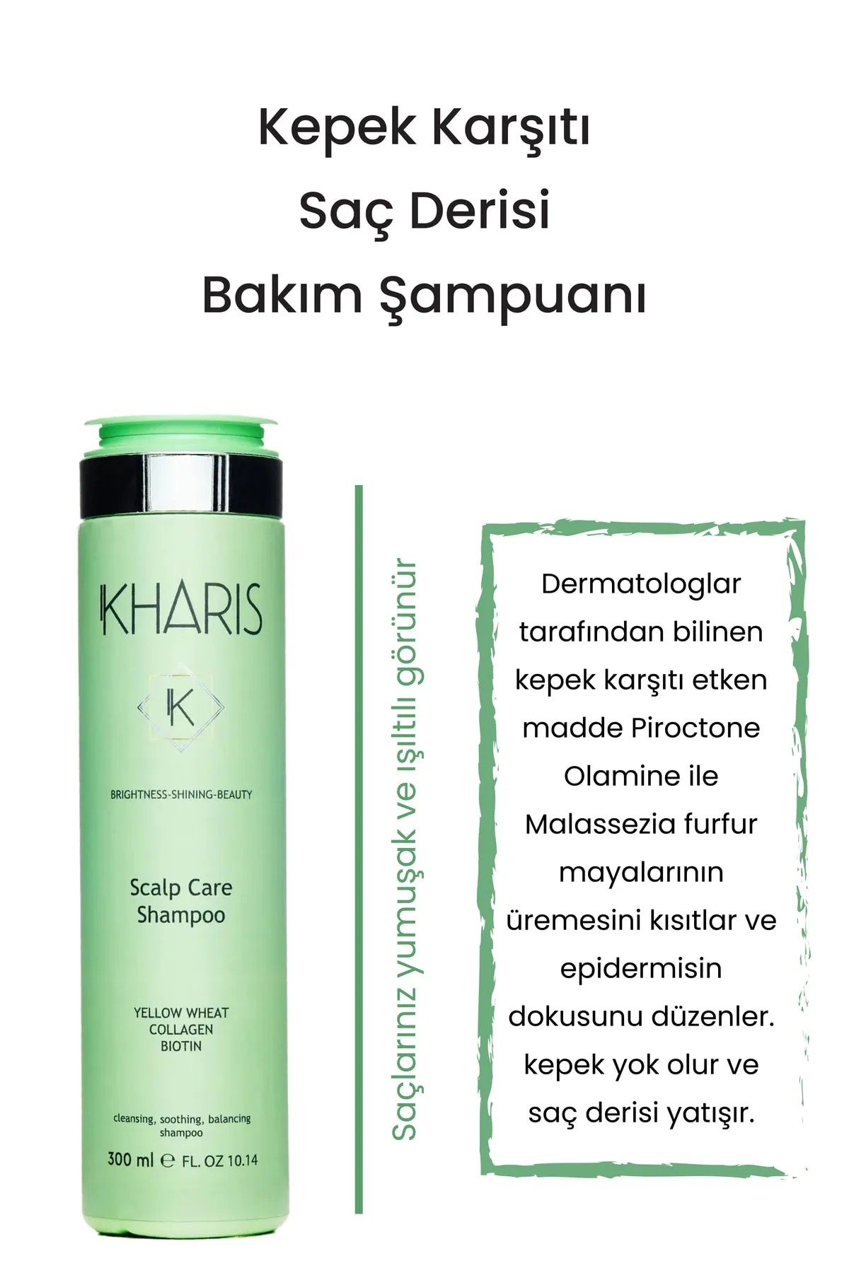 Kharis Kepek Karşıtı Saç Derisi Bakım Şampuanı Hassas Ve Kaşıntılı Derisi 300ml