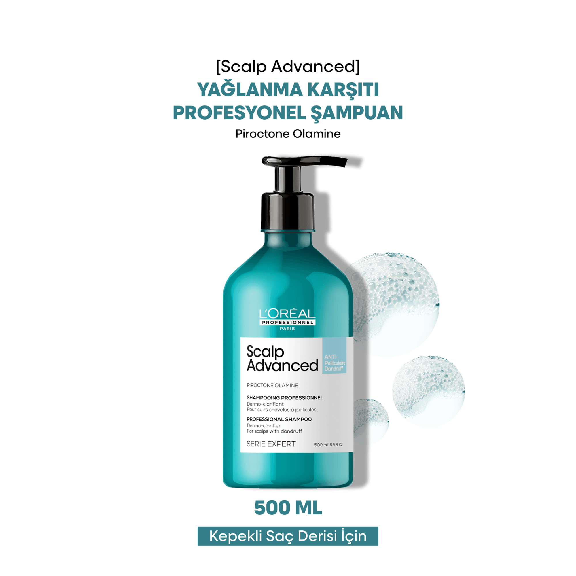 Loreal Professionnel Paris Serie Expert Scalp Advanced Kepek Karşıtı Profesyonel Şampuan 500 ml