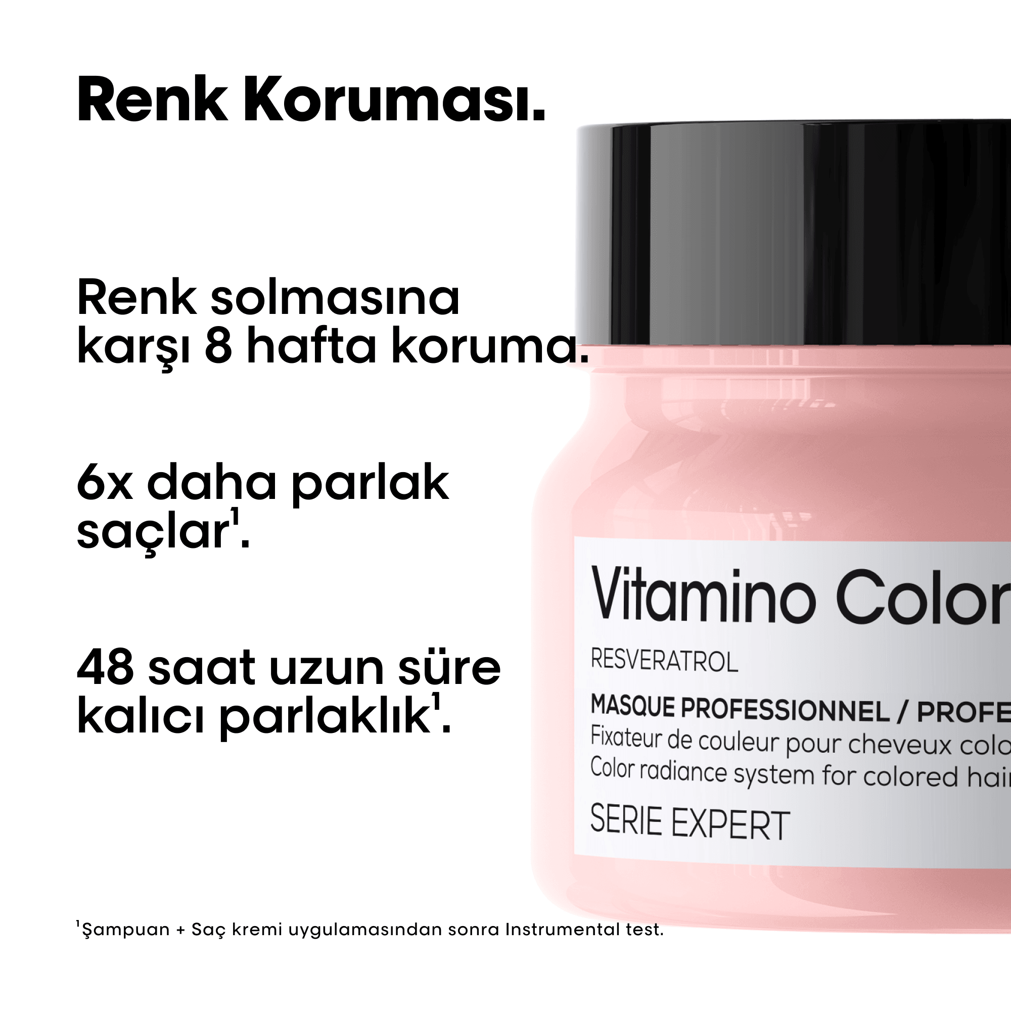 Loreal Professionnel Paris Serie Expert Vitamino Color Boyalı Saçlar için Renk Koruyucu Maske 250 ml