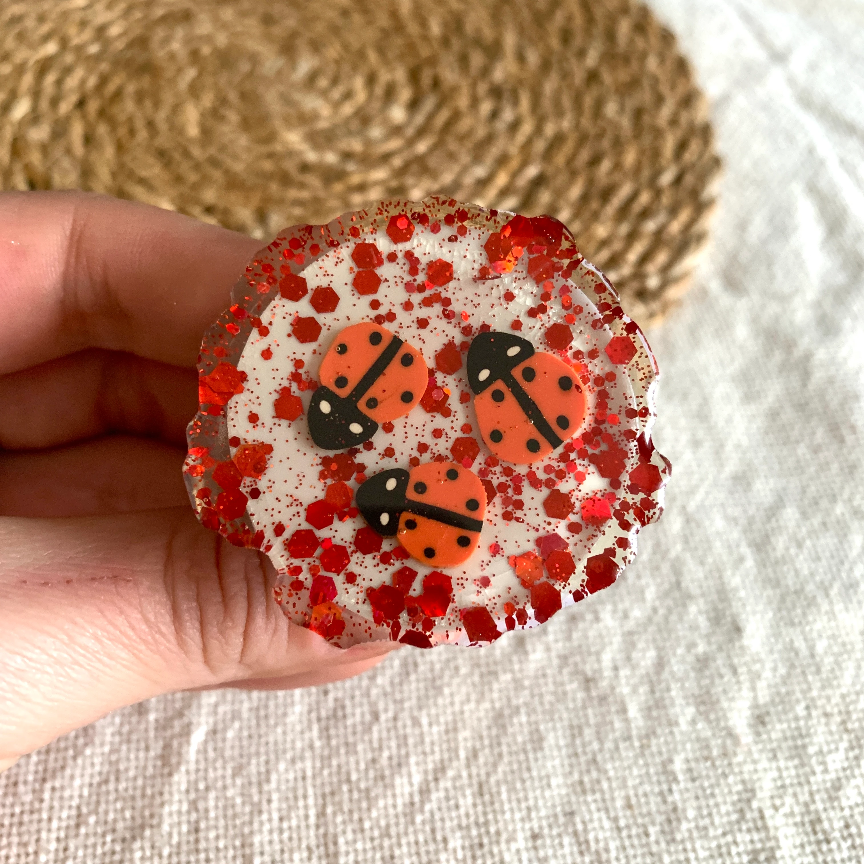 Figür Telefon Tutucu - Uğur Böceği