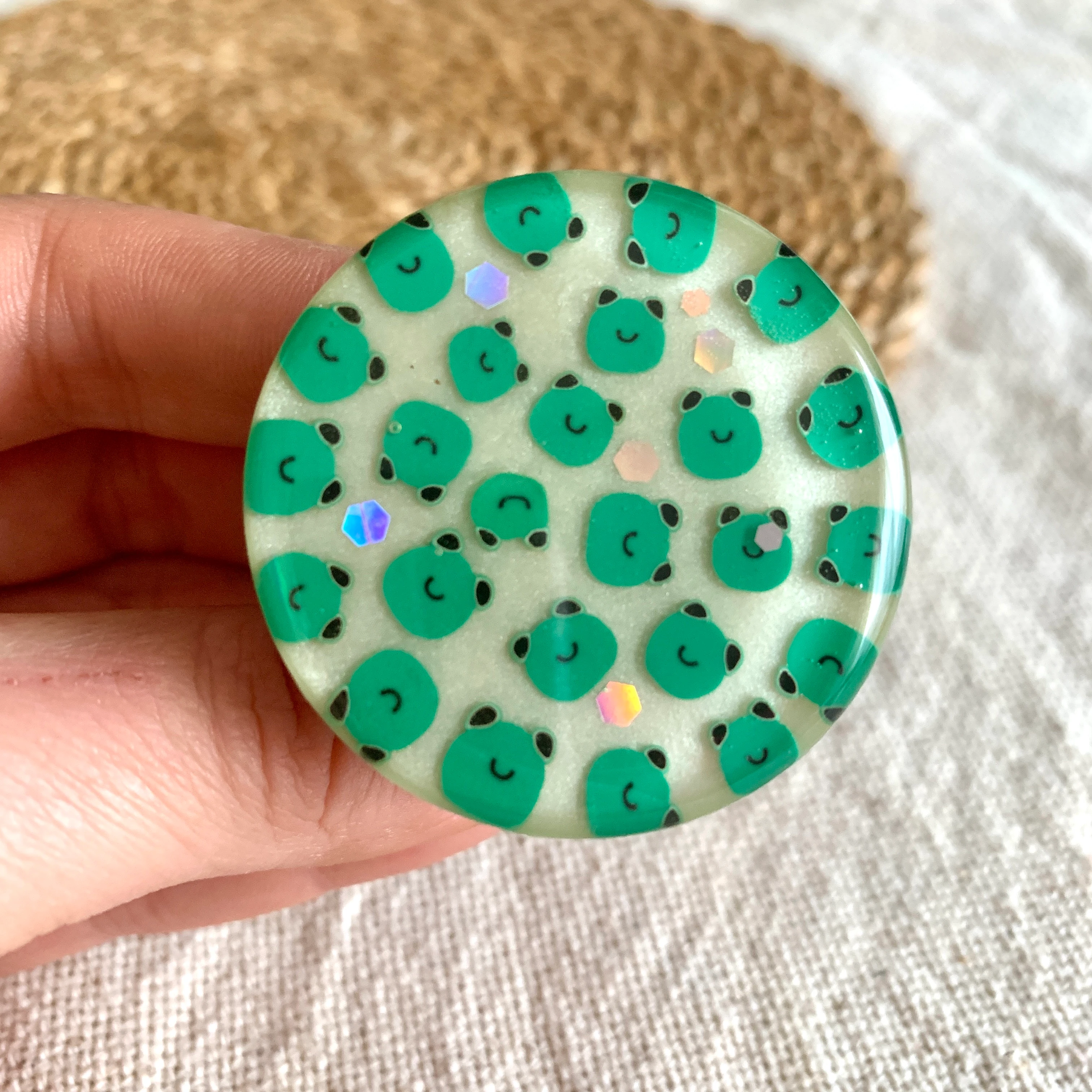 Figür Telefon Tutucu - Kurbağa