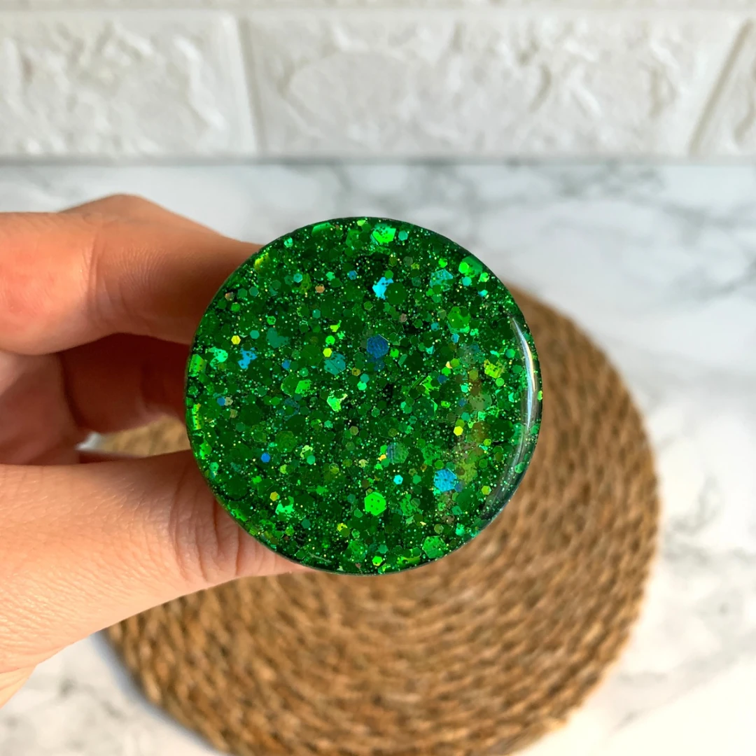 Hologram Telefon Tutucu - Yeşil