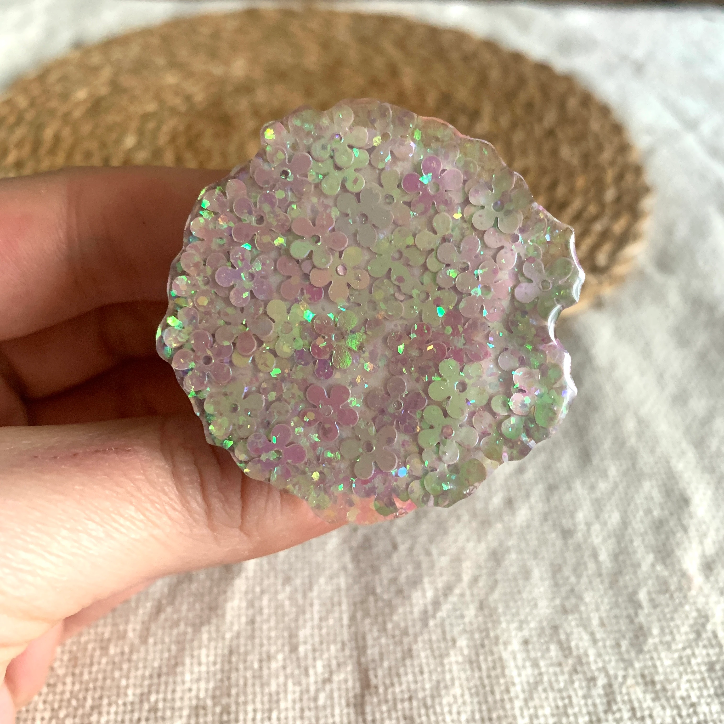 Simli - Pullu Telefon Tutucu - SMLPLL-TT4