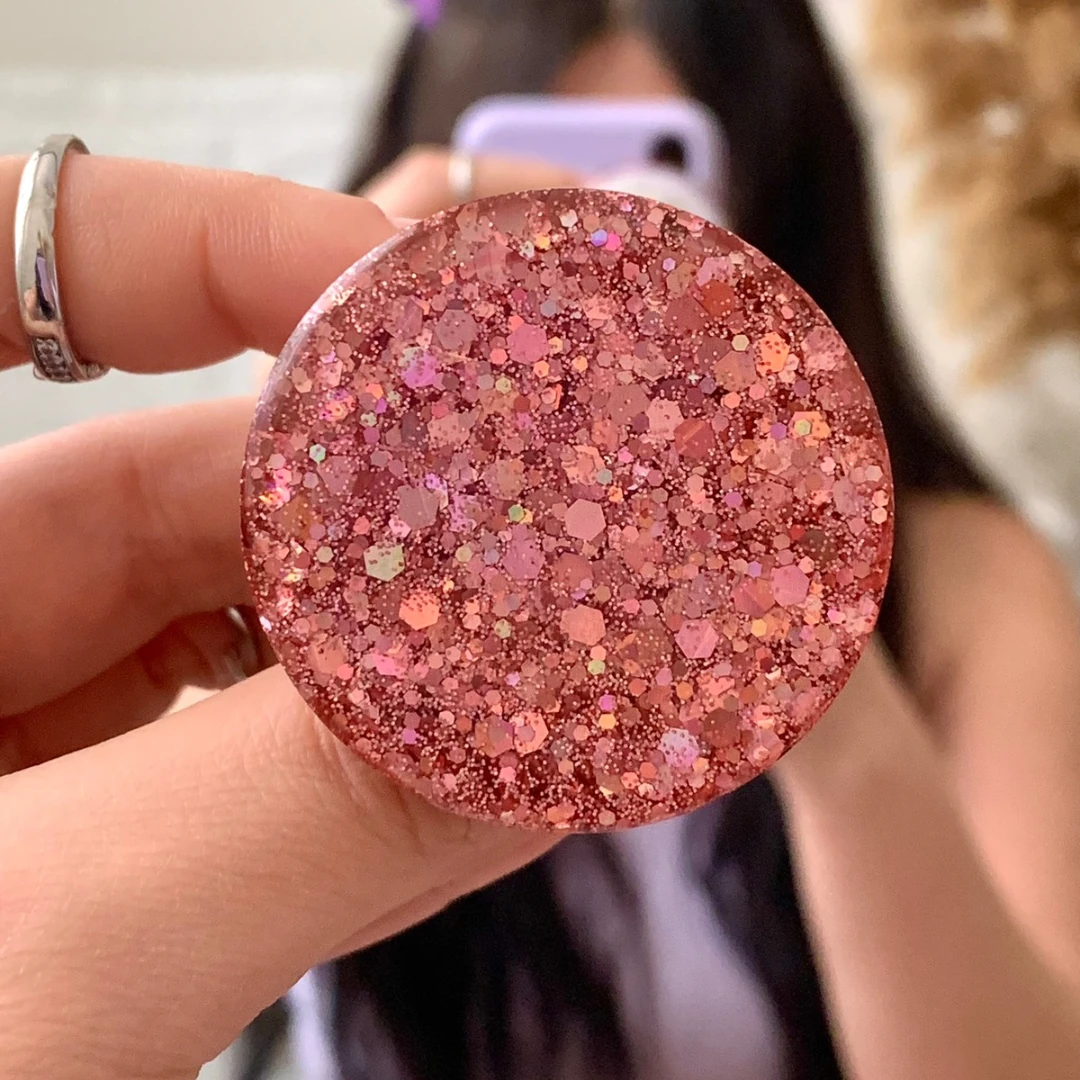 Hologram Telefon Tutucu - Pembe