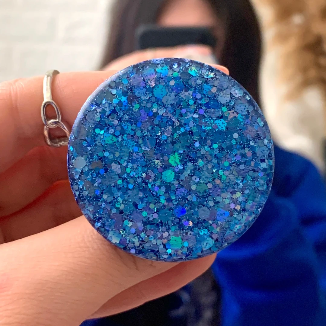 Hologram Telefon Tutucu - Lacivert