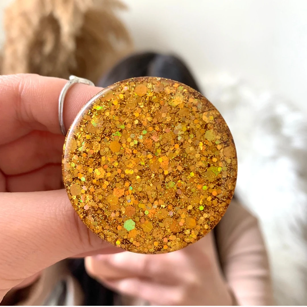 Hologram Telefon Tutucu - Sarı