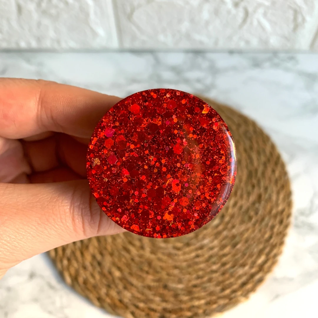 Hologram Telefon Tutucu - Kırmızı