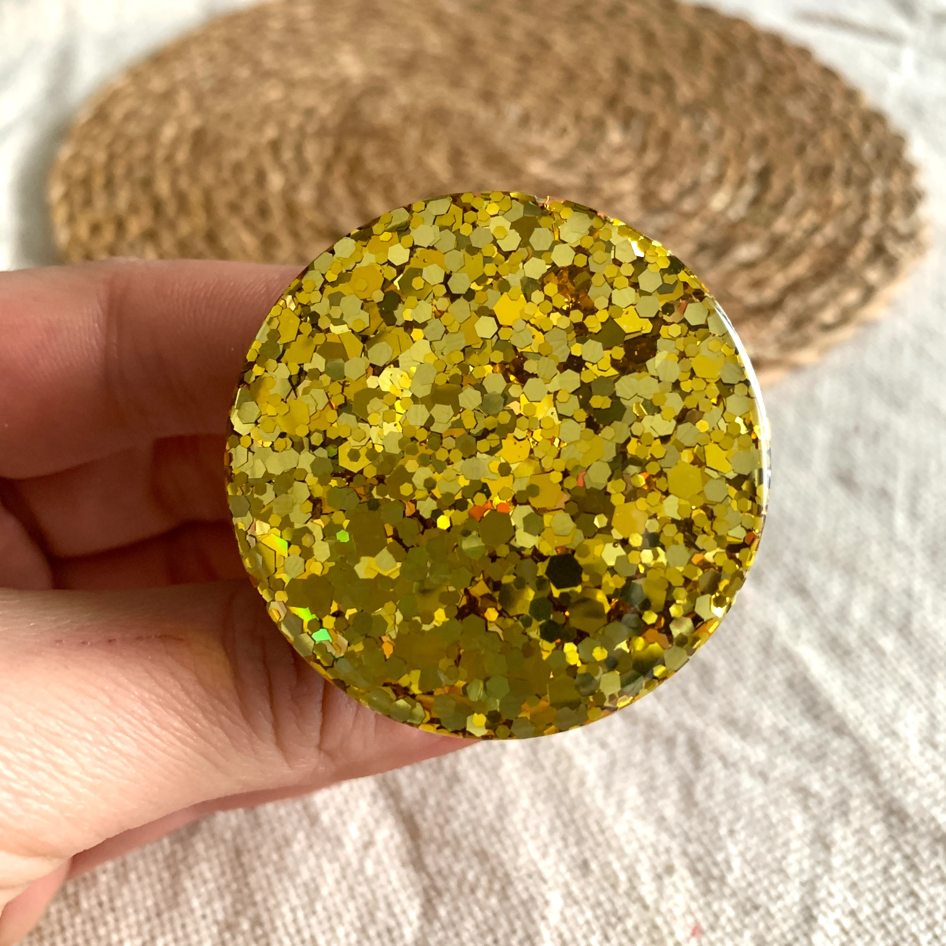 Hologram Telefon Tutucu - Altın