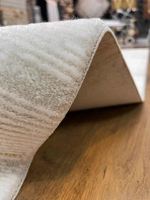 CREAM GOLD PARLAK IŞILTILI SALON HALISI 160x230