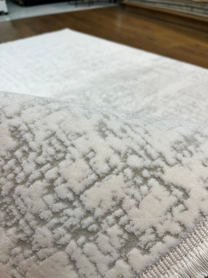 BUGO CONCEPT AKRİLİK GRİ MAKİNA HALISI 160x230