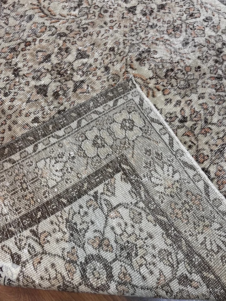 BUGO CONCEPT el dokuma traşlanmış vintage halı 173x278